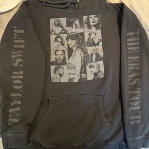 Taylor Swift The Eras Tour Hoodie Black Collage Graphic, Official Tour Merch, 3X
